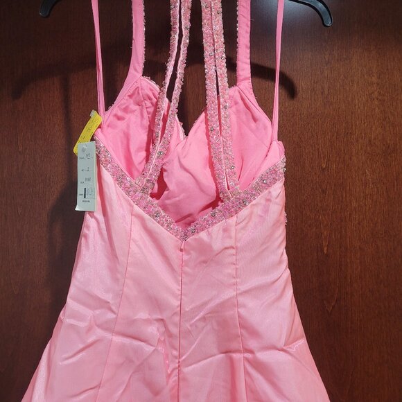 Serena 3150 Pink Prom Dress Size 2 - Picture 8 of 8